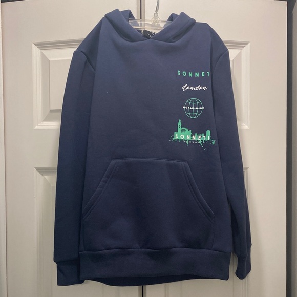 Sonneti Boys Navy Hoodie - Picture 1 of 9